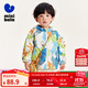 迷你巴拉男童女童外套秋款新款寶寶兒童衣服【小軟皮】 藍綠色 130
