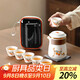 不拙旅行茶具便攜式套裝泡茶戶(hù)外旅游露營(yíng)茶杯事事如意快客杯一壺六杯