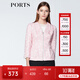 PORTS寶姿  新品商場(chǎng)同款女裝簡(jiǎn)約蝴蝶結全開(kāi)襟夾克外套SN8J013HFQ064 白色 S (4)