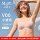曼妮芬【芒果杯】智慧無(wú)尺碼無(wú)痕內衣女士舒適無(wú)鋼圈文胸均碼 090 紫色均碼 M F (a-c杯底圍70-85c90-130斤)