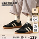 Semir男鞋復古德訓鞋男秋季新款簡(jiǎn)約休閑鞋板鞋男STH243039 黑色 42