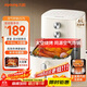 九陽(yáng)（Joyoung）家用免翻面6L大容量 空氣炸鍋 蒸汽嫩烤蒸烤炸一體機 多功能電炸鍋 金屬內腔不粘鍋 KL60-V575
