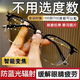 JCZS德國品牌老花鏡智能自動(dòng)調節度數變焦遠近兩用高清防藍光可變焦老 專(zhuān)柜精品【克羅鑫-高端框】 抗疲勞可久戴//100度建議45-49歲