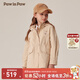 PawinPaw【一衣三穿】卡通小熊童裝秋冬女童外套派克風(fēng)衣馬甲兩件套 Beige米色/35 140 cm
