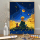 星空小王子數字油畫(huà)diy手工填色油彩畫(huà)解壓卡通動(dòng)漫客廳裝飾畫(huà) X52 30*40僅畫(huà)布無(wú)畫(huà)筆顏料
