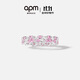 APM Monaco玫瑰水滴戒指54碼麥穗對戒925銀時(shí)尚飾品禮物送女友