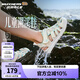Skechers斯凱奇兒童運動(dòng)涼鞋男童沙灘鞋鏤空防滑夏季中大童大頭鞋400041L 女童/乳白色/OFWT 37