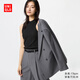 優(yōu)衣庫女裝針織Bra背心/加杯背心百搭休閑478795 09 黑色 M /160/84