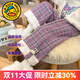 G.DUCKKIDS小黃鴨童裝女童加絨褲子秋冬兒童棉褲冬天保暖女寶寶長(cháng)褲北方過(guò)冬 紫色 90 尺碼1~2歲【 80-90cm】
