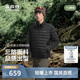 波司登立體剪裁薄羽90絨立領(lǐng)短款羽絨服外套B250131037