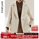 尚都比拉中長(cháng)款毛呢大衣女冬季小個(gè)子100%羊毛雙面呢外套