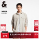 杰克·瓊斯（JACK&JONES）夏季時(shí)尚休閑常規七分袖單扣門(mén)襟字母襯衫外套上衣男裝225231001 C45巖石色 常規 XL