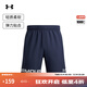 安德瑪（UNDERARMOUR）春夏Graphic男子印花訓練運動(dòng)短褲6007561 藏藍色410 L