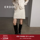 ERDOS 春夏翻花A字裙浮雕提花小香風(fēng)精致可愛(ài)百搭女半身裙 白 S 155/64A