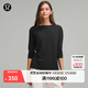 lululemon丨Relaxed-Fit 女士寬松剪裁船型領(lǐng)口長(cháng)袖 T 恤 LW3IOJS 黑色 XS /4