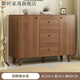 聚時(shí)斗柜美式五斗柜臥室收納柜實(shí)木色新中式客廳五斗櫥抽屜柜子儲物柜 89%用戶(hù)選擇丨原野橡木色100