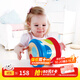 Hape兒童音樂(lè )玩具 木質(zhì)麥克風(fēng)擴音話(huà)筒音樂(lè )鼓豎笛  男女孩兒童禮物 滾滾樂(lè )重力感應電子音樂(lè )鼓 6M-3Y
