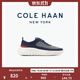 Cole Haan男士運動(dòng)鞋透氣網(wǎng)面舒適低幫跑步鞋厚底休閑潮鞋C40797 藏青色 42