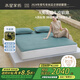 水星家紡牛皮席 甄選頭層水牛皮軟席 A類(lèi)抑菌防螨春夏透氣席子180×200cm藍