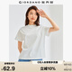 佐丹奴T恤女純棉親膚氣質(zhì)小衫女舒適寬松小高領(lǐng)t恤女短袖05322396