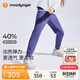 moodytiger【奶皮褲】?jì)和澴痈邚椡笟獯呵镝樋椖型L(cháng)褲柔軟親膚女童運動(dòng)褲