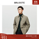 巴魯特（Brloote）氣凝膠保暖棉衣男士商務(wù)翻領(lǐng)百搭休閑外套秋冬 卡其 170/92A