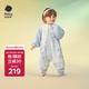 babycare新生嬰兒秋冬舒暖分腿睡袋防驚跳防踢包被星月王國-6層-100碼