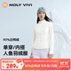 MOLY VIVI人魚(yú)修身羽絨服外套防風(fēng)內膽女秋冬季加絨輕薄短款登山服魔力薇薇