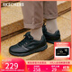斯凱奇（Skechers）男士商務(wù)鞋秋季厚底通勤板鞋休閑鞋軟底舒適上班鞋77156