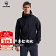 諾詩(shī)蘭（NORTHLAND）25新款男士軟殼外套戶(hù)外防潑水防風(fēng)保暖加絨連帽徒步登山夾克