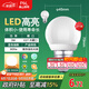FSL佛山照明LED燈泡大口3W黃光3000K E27節(jié)能球泡炫銀 2支裝