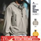 馬登工裝 戶(hù)外連帽甲板服惡劣天氣機能外套美式復古寬松套頭衛衣男 灰色 XL