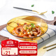 多萊斯 多萊斯 歐式玻璃泡面碗湯碗飯碗微波爐專(zhuān)用沙拉碗水果餐盤(pán)碟餐具 深盤(pán)【19.5cm】