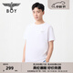 BOY LONDON【簡(jiǎn)約印象】25新款春夏男女同款針織短袖潮流T恤N01254 白色 M