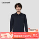 LAFUMA樂(lè )飛葉長(cháng)袖T恤男 戶(hù)外吸濕速干休閑防紫外線(xiàn)翻領(lǐng)打底衫 LMTS4AL12 黑色BK 180/100A（50）