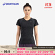 迪卡儂（DECATHLON）運動(dòng)t恤男女秋健身訓練跑步休閑寬松短袖速干衣RUNR 純色女款-經(jīng)典黑 S