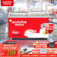 澳柯瑪（AUCMA）416升大容量玻璃門(mén)雪糕柜 冷柜商用臥式展示柜 超市便利店冰淇淋冷凍柜 一級能效合金內膽SD-416