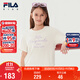 FILA【涼感功能】斐樂(lè)兒童童裝短袖2025年秋季女中大童T恤