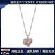 VVIENNE WESTLOCK【專(zhuān)柜正品】順豐包郵禮盒裝西太后珍珠項鏈女士經(jīng)典帶鉆節日禮物 銀粉愛(ài)心貝母項鏈