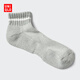 優(yōu)衣庫男裝短襪/襪子482622 03 灰色 S /M/25～27 cm