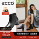 愛(ài)步（ECCO）靴子女 2025新款冬季切爾西靴羊皮中跟厚底方頭女靴 型塑290983 黑色29098301001 37