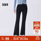 森馬（Semir）森柔牛仔|牛仔褲女做舊長(cháng)褲秋ins顯腿長(cháng)喇叭褲港風(fēng)103524124005A