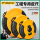 JCZS德國精工皮尺50米100米布皮卷尺20/30米軟尺工程測量纖維盤(pán)尺 紅褐色 【耐磨款】布尺 20米
