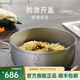 KEITH鎧斯【鈦便當盒】戶(hù)外露營(yíng)餐具輕量便攜野營(yíng)鈦飯盒家用泡面碗 飯盒三件套(可一體收納)