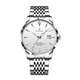 勞力士王子瑞士專(zhuān)柜男士手表全自動(dòng)機械表防水超薄十大名牌商務(wù)高端男表 8818-本色白面