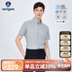 Navigare意大利小帆船男士涼感速干短袖襯衫1323504504 冰河灰 XL/41 