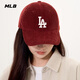 MLB官方 男女情侶百搭大logo時(shí)尚休閑燈芯絨棒球帽24秋冬CPWC1 洛杉磯道奇隊/酒紅色 均碼