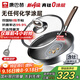康巴赫平底鍋不粘鍋煎鍋煎炒鍋真鈦無(wú)涂層抗菌316L不銹鋼0涂層