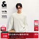 杰克·瓊斯（JACK&JONES）男裝25年秋冬季毛衣男士潮流圓領(lǐng)針織衫可機洗套頭打底衫羊毛衫 奶白A42 預售11月5日左右發(fā)貨 M 175