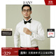 漢尼（HANY）[塔士多禮服法式襯衫]男長(cháng)袖結婚新郎婚禮西裝純白色男士領(lǐng)結襯衣 圣洛倫光學(xué)白 【贈送戛納黑領(lǐng)結】 40